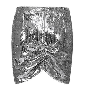 Bianca Sliver Sequin Skirt
