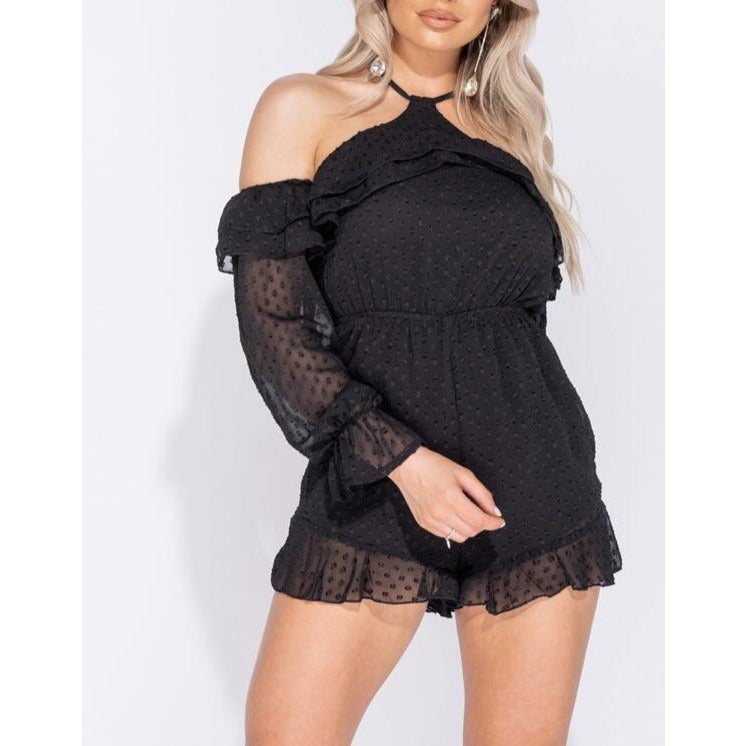 
            
                Load image into Gallery viewer, Becca Playsuit Black
            
        
