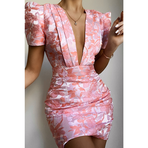 
            
                Load image into Gallery viewer, Cartier Dress Pink Floral
            
        