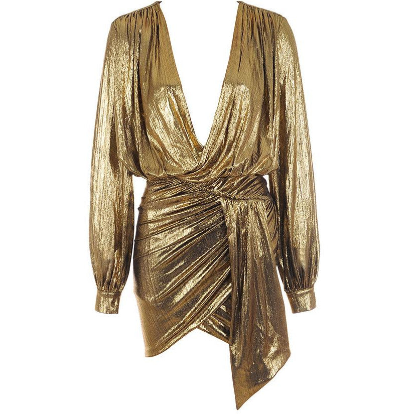 Rinah Gold Dress