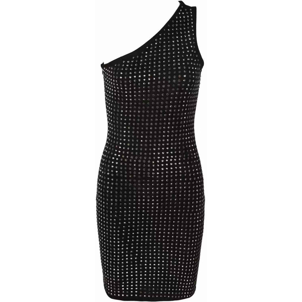 
            
                Load image into Gallery viewer, Kaylie One Shoulder Studded Dress
            
        